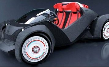 auto elettrica stampante 3d