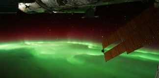 Aurora boreale ripresa dallo spazio! Una visione mozzafiato!! [VIDEO]