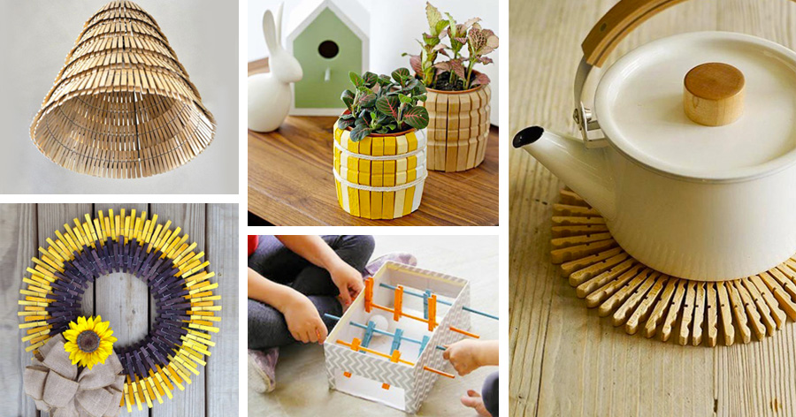 Lavoretti Bambini Con Mollette Di Legno