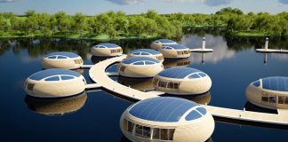 E’ italiana, la prima casa galleggiante ecologica, riciclabile e autosufficiente!! [VIDEO]