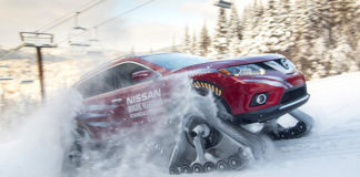 Nissan Rogue Warrior! Sulla neve a 100 km/h! [VIDEO]