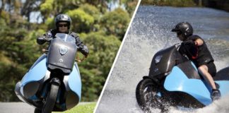 Incredibile Moto-Jetsky! Dalla terraferma all’acqua in un lampo! [VIDEO]