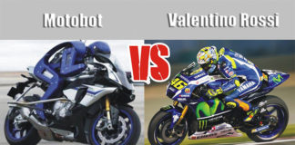 Valentino Rossi sfida una moto robot! [VIDEO]