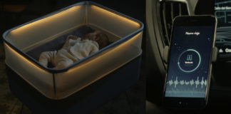 Il vostro bimbo si addormenta solo in auto? Ecco il lettino che fa per lui! [VIDEO]
