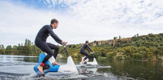 Una bicicletta per pedalare sull’acqua! [VIDEO]