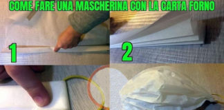 Come fare una mascherina con la carta forno [VIDEO]